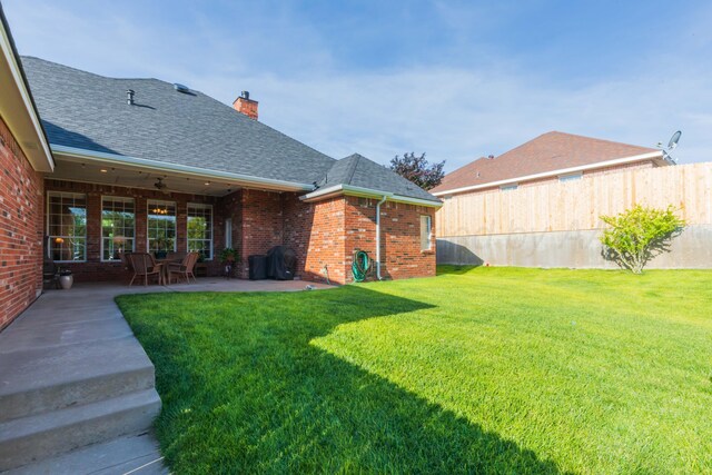 6600 Pepper Tree Pl, Amarillo, TX 79124 - view of yard with a patio