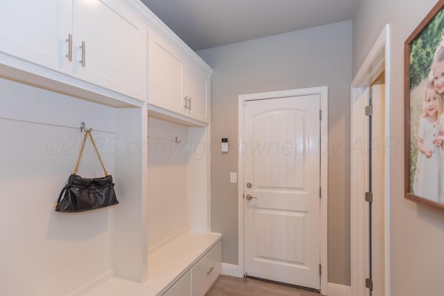6900 Tatum Cir, Amarillo, TX 79119 - mudroom featuring light wood finished floors and baseboards