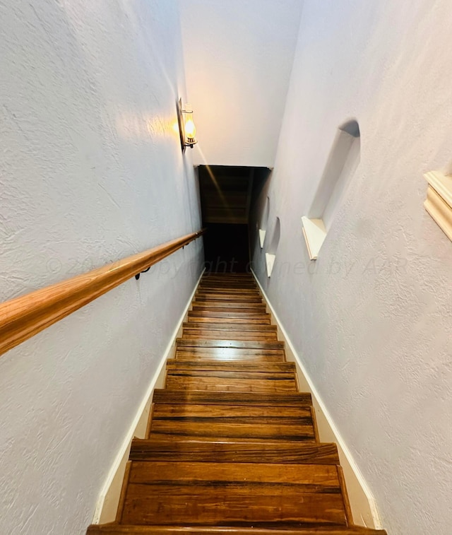 view of stairs
