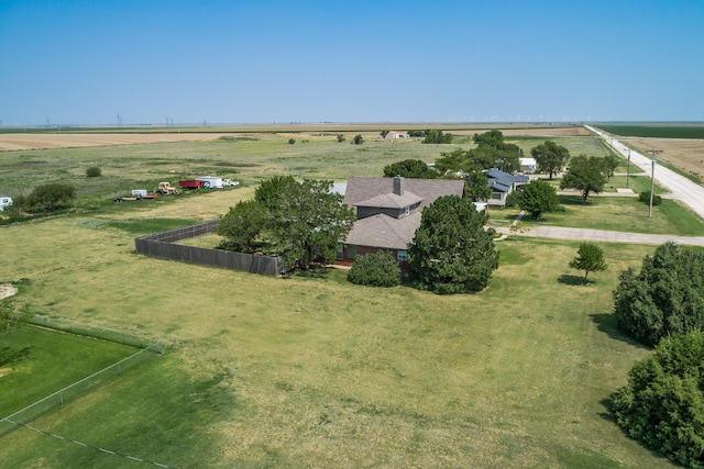 bird's eye view featuring a rural view