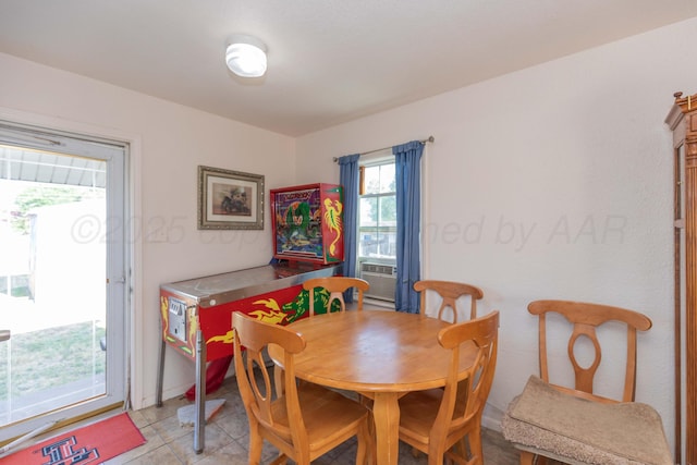 1960 S Highland St, Amarillo, TX 79103 - dining area featuring light tile patterned flooring and cooling unit