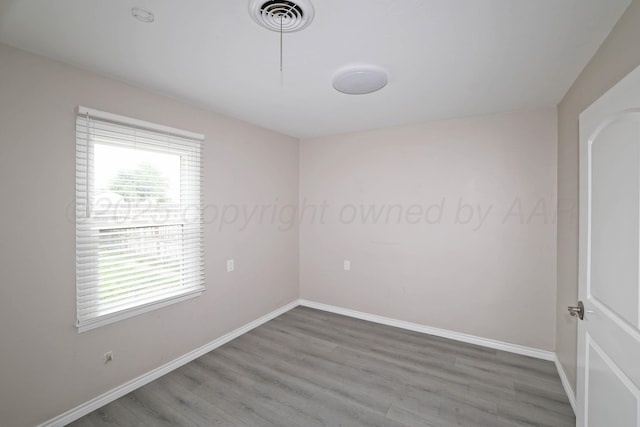 4112 S Tyler St, Amarillo, TX 79110 - empty room featuring wood finished floors and baseboards