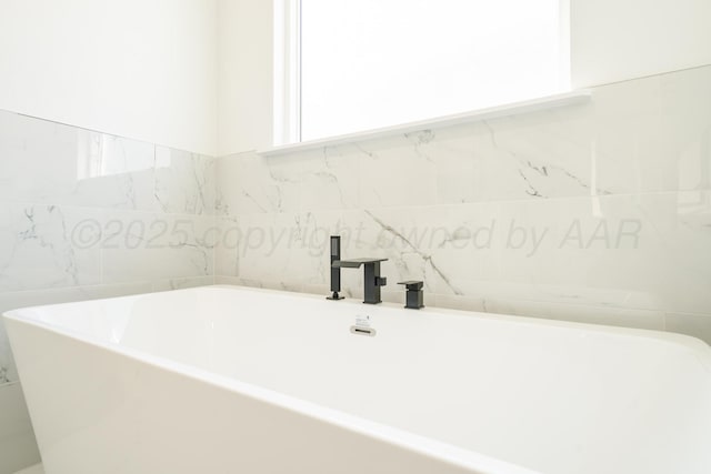 2909 Daytona Ave, Amarillo, TX 79118 - full bathroom featuring a freestanding bath