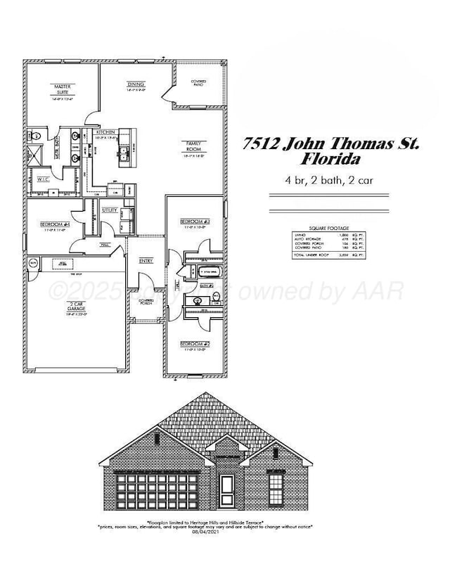 7512 John Thomas St, Amarillo, TX 79119 - view of property floor plan