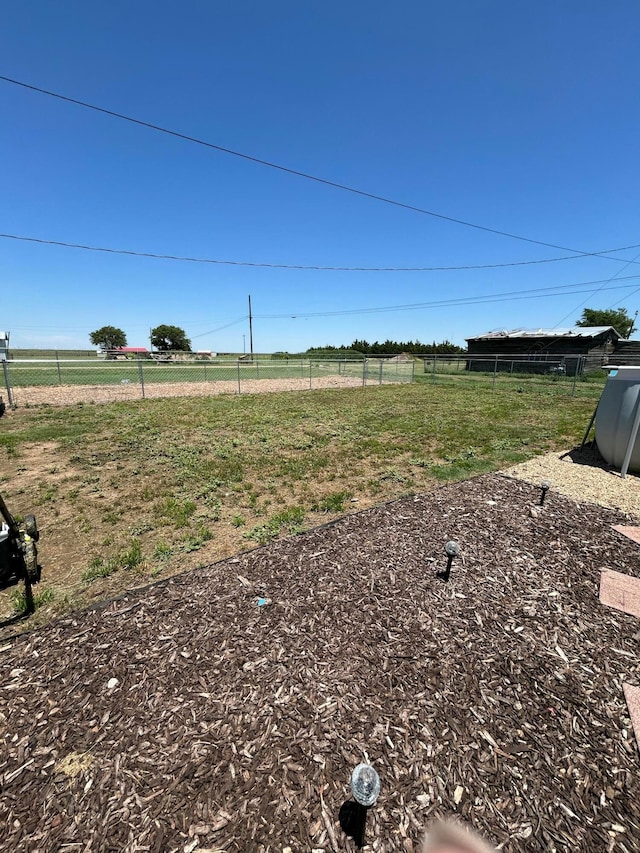 712 Groom Ave, Panhandle, TX 79068 - view of yard featuring a view of countryside