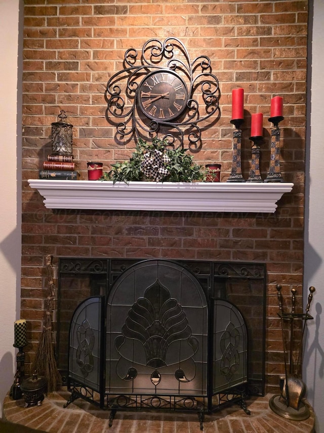 4808 Mammoth Ln, Amarillo, TX 79110 - detailed view of a fireplace