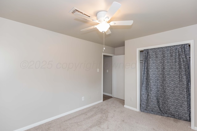 5519 Alvarado Rd, Amarillo, TX 79106 - unfurnished bedroom with carpet and ceiling fan