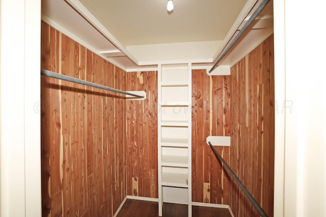 3449 Irving Ln, Amarillo, TX 79121 - spacious closet featuring wood finished floors