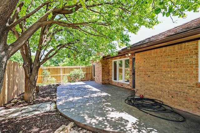 3449 Irving Ln, Amarillo, TX 79121 - fenced backyard with a patio