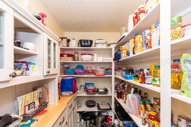 view of storage area
