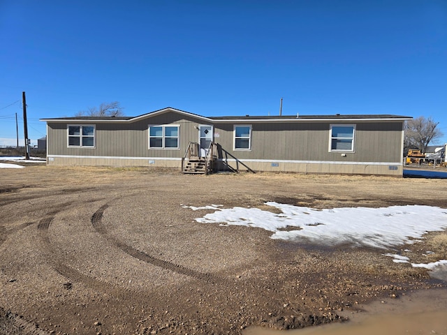 view of rear view of property