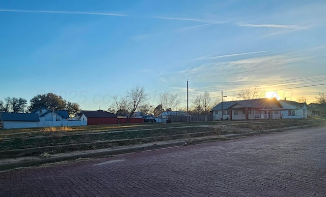 view of road