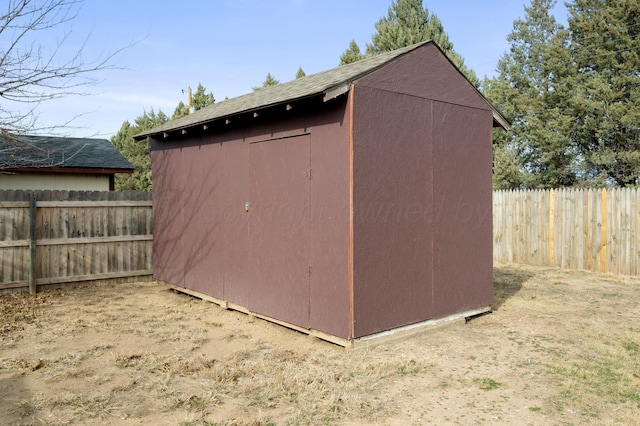 view of outbuilding