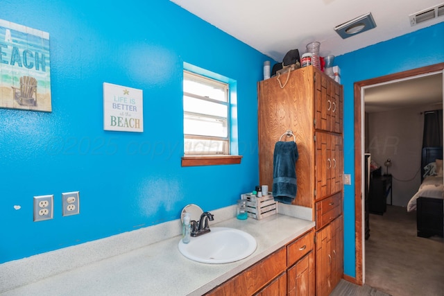 210 Oak Ave, Dumas, TX 79029 - bathroom featuring connected bathroom and vanity