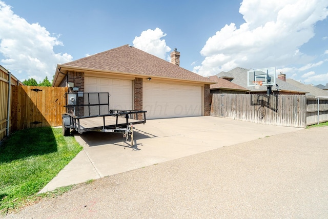 7601 Continental Pkwy, Amarillo, TX 79119 - view of patio / terrace with concrete driveway and an attached garage