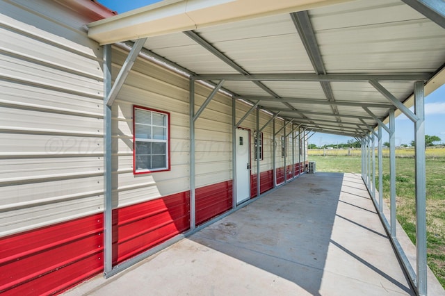 exterior space featuring an outdoor structure