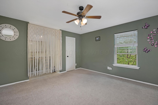 3101 SW 28th Ave, Amarillo, TX 79109 - carpeted spare room featuring ceiling fan and baseboards