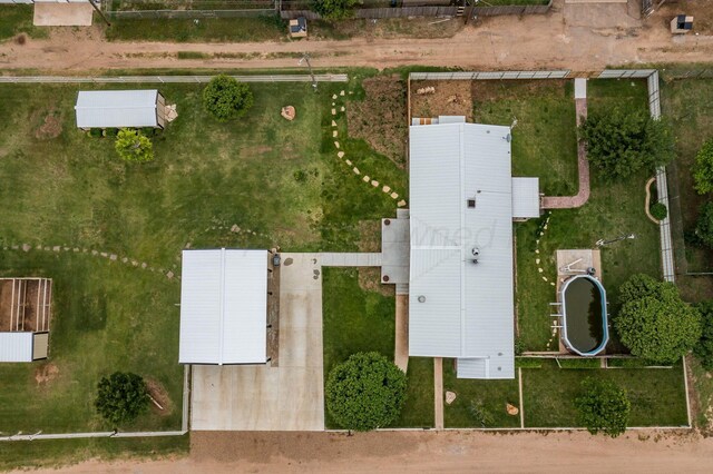 1228 S Osborne St, Pampa, TX 79065 - aerial view of property and surrounding area
