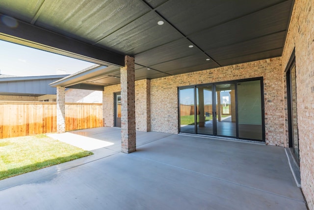 9504 Stonecrest Dr, Amarillo, TX 79118 - view of patio / terrace with fence