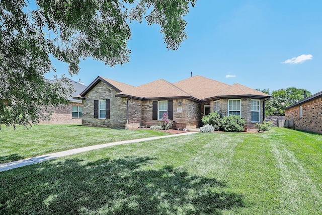 6501 Nancy Ellen St, Amarillo, TX 79119 - ranch-style house featuring brick siding and roof with shingles