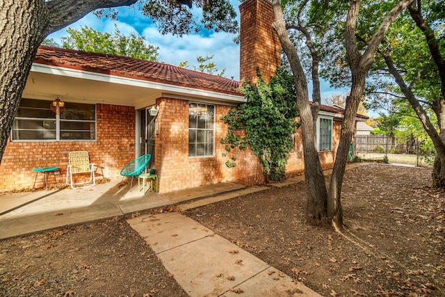 exterior space with a patio area