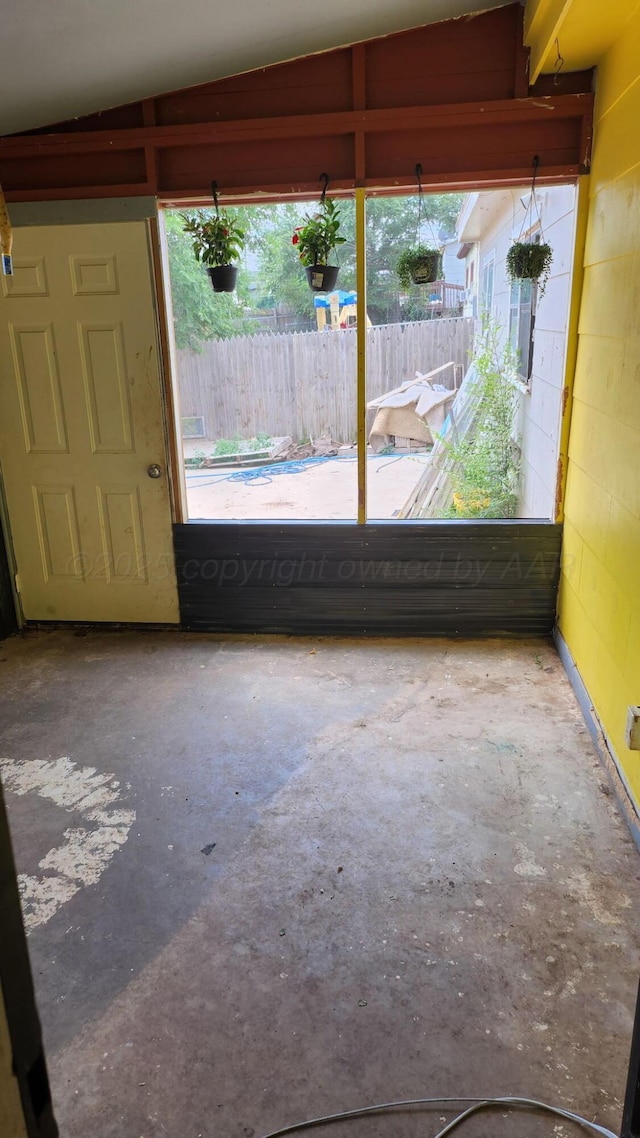 2738 Palm St, Amarillo, TX 79107 - empty room with concrete floors
