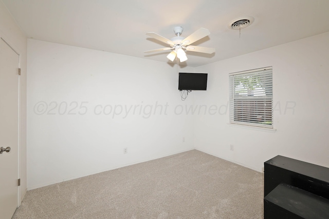 2904 Pittsburg St, Amarillo, TX 79103 - carpeted spare room with a ceiling fan