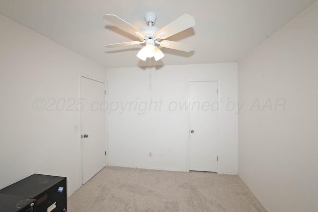 2904 Pittsburg St, Amarillo, TX 79103 - unfurnished bedroom featuring light colored carpet and ceiling fan