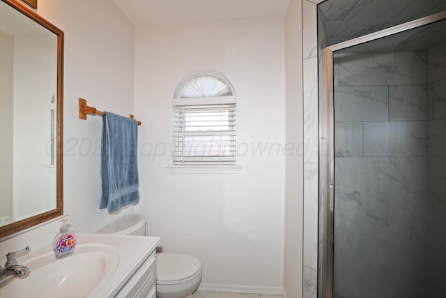 2904 Pittsburg St, Amarillo, TX 79103 - full bathroom featuring a shower stall and vanity