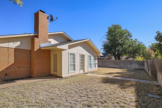 view of rear view of property