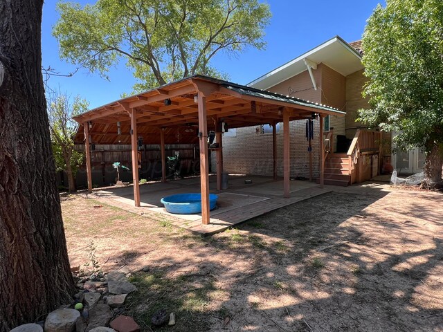 1400 16th St, Hereford, TX 79045 - view of patio featuring fence
