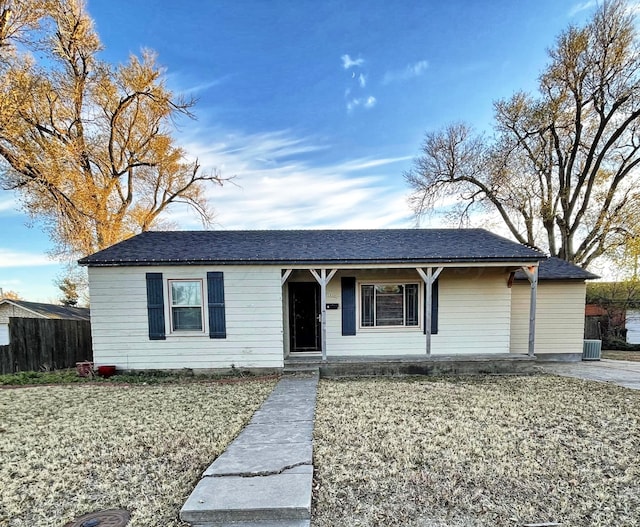 view of ranch-style home