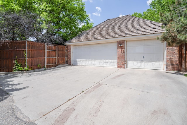 3501 Van Winkle Dr, Amarillo, TX 79121 - detached garage featuring fence