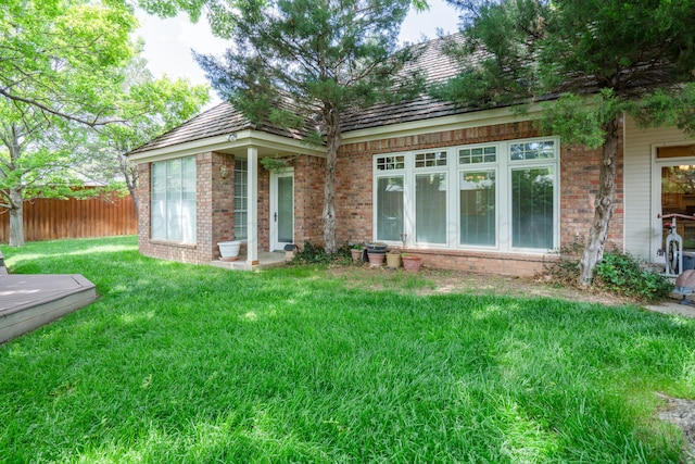 3501 Van Winkle Dr, Amarillo, TX 79121 - rear view of house featuring brick siding