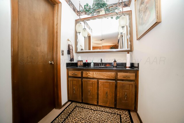 4204 Harmony St, Amarillo, TX 79109 - bathroom featuring vanity