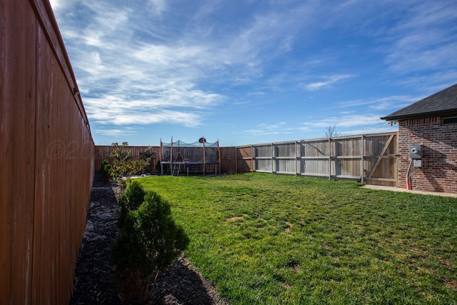 5609 Hollow Landing Ave, Amarillo, TX 79118 - view of yard with a trampoline