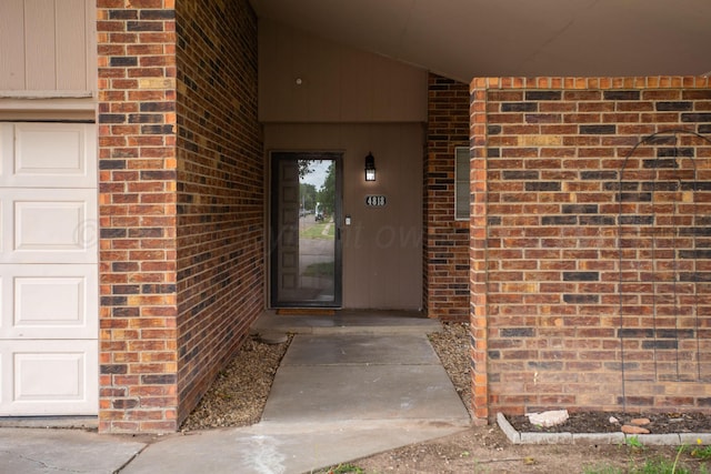 4818 SE 33rd Ave, Amarillo, TX 79103 - doorway to property featuring brick siding