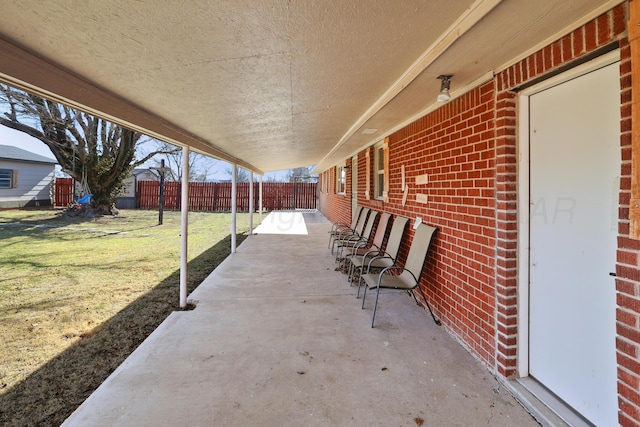 view of patio