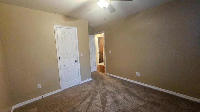4207 Ross St, Amarillo, TX 79118 - unfurnished bedroom with carpet and a ceiling fan