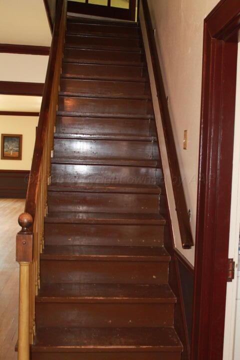view of stairs