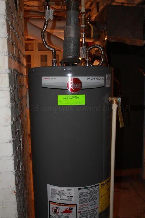 utilities with gas water heater