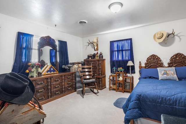 bedroom featuring carpet flooring