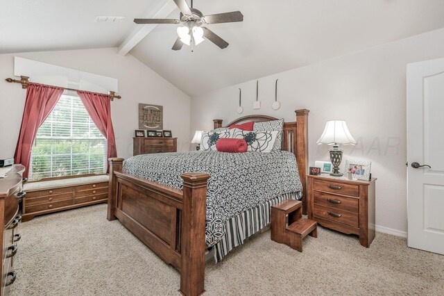 9315 Shylana Ave, Amarillo, TX 79119 - bedroom with light colored carpet, a ceiling fan, and baseboards