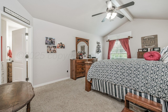 9315 Shylana Ave, Amarillo, TX 79119 - bedroom with baseboards, light colored carpet, and a ceiling fan