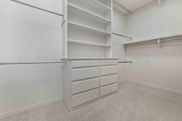 7802 Pineridge Dr, Amarillo, TX 79119 - walk in closet with light carpet