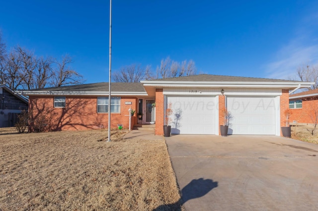 ranch-style house with a garage