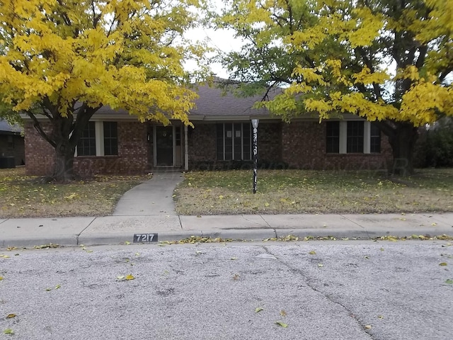 view of ranch-style home