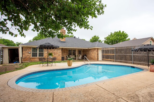 7133 Birkshire Dr, Amarillo, TX 79109 - view of pool with a patio area