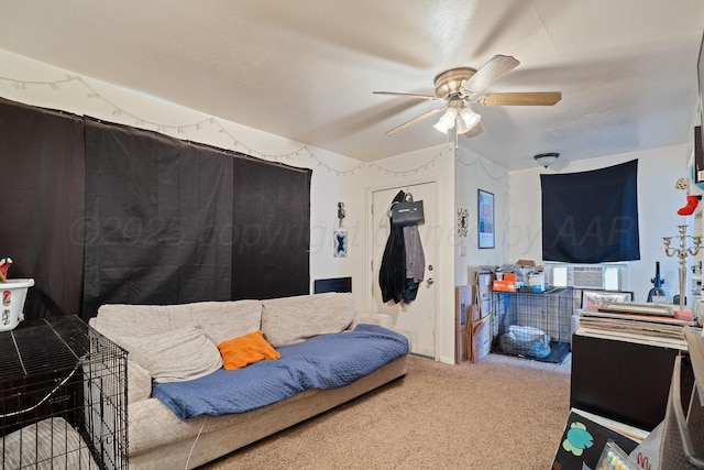 4621 Crockett St, Amarillo, TX 79110 - carpeted bedroom featuring ceiling fan