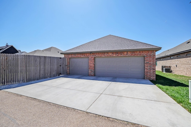 6107 Bowery, Amarillo, TX 79119 - garage featuring cooling unit